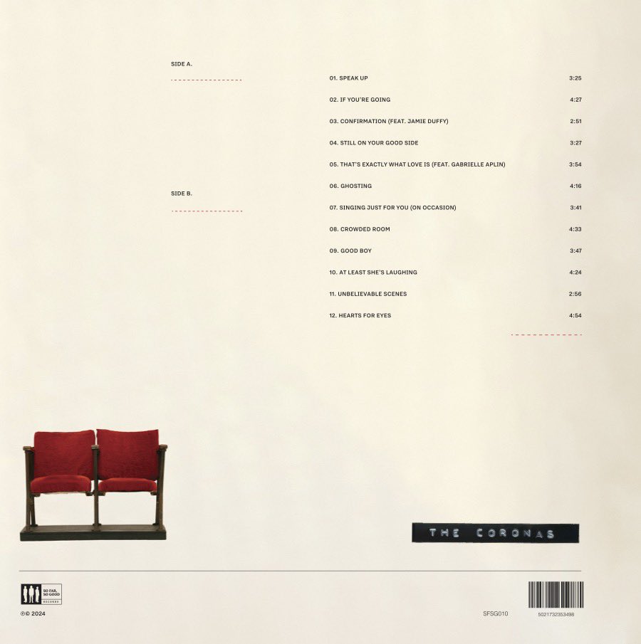 TheCoronas's tweet image. Our 8th studio album ‘Thoughts & Observations’ is out everywhere now!!