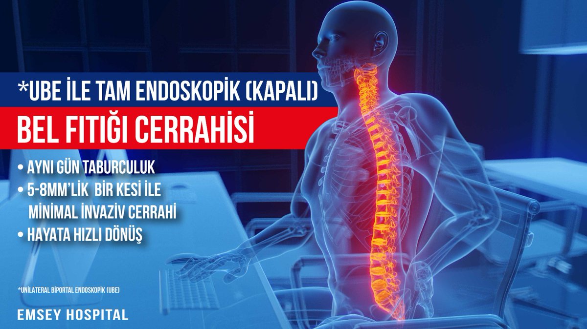 EmseyHospital's tweet photo. 📌Avantajları:
🔹Daha küçük cerrahi kesiler,
🔹Aynı gün taburculuk,
🔹Günlük aktivitelere hızlı dönüş.
#endoskopikcerrahi #belfıtığıtedavisi #ube #minimalinvaziv #omurgasağlığı #emseysağlık https://t.co/hnd3LV5IGn