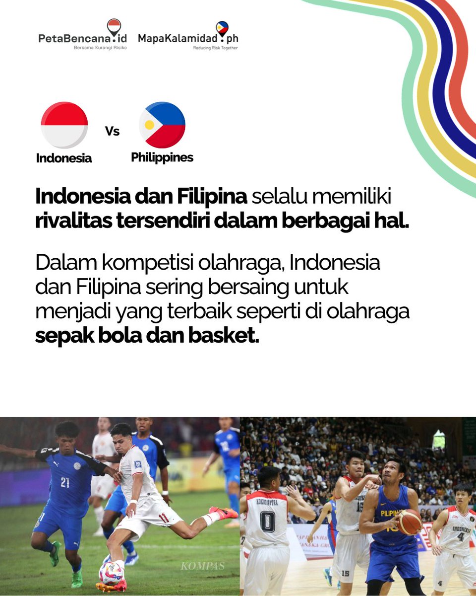 petabencana's tweet photo. Fakta terbaru menunjukkan bahwa Indonesia dan Filipina menempati 2 negara paling tinggi risiko bencana di dunia menurut World Risk Report 2023. 🌋

#InternationalDRRDay #BulanPRB #Resilympics2024 https://t.co/msWdNaKNTb