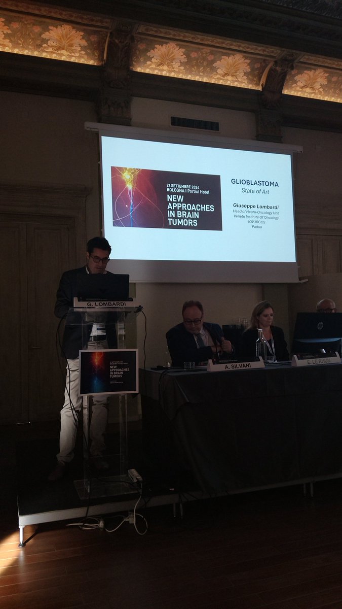 giuseppe Minniti (@gminniti2012) on Twitter photo What's new in the treatment of GBM? Great talk of <a href="/DrLombardiGiu/">Lombardi Giuseppe</a> in Bologna chaired by Emilie Le Rhun, Antonio Silvani and dr Sturiale.. looking at new trials with PARP inhibitor Niraparib and other new agents <a href="/EORTC/">EORTC</a> <a href="/EANOassociation/">EANO</a> <a href="/NaderSanai/">Nader Sanai</a> <a href="/SapienzaRoma/">Sapienza Università di Roma</a> What's new in the treatment of GBM? Great talk of <a href="/DrLombardiGiu/">Lombardi Giuseppe</a> in Bologna chaired by Emilie Le Rhun, Antonio Silvani and dr Sturiale.. looking at new trials with PARP inhibitor Niraparib and other new agents <a href="/EORTC/">EORTC</a> <a href="/EANOassociation/">EANO</a> <a href="/NaderSanai/">Nader Sanai</a> <a href="/SapienzaRoma/">Sapienza Università di Roma</a>