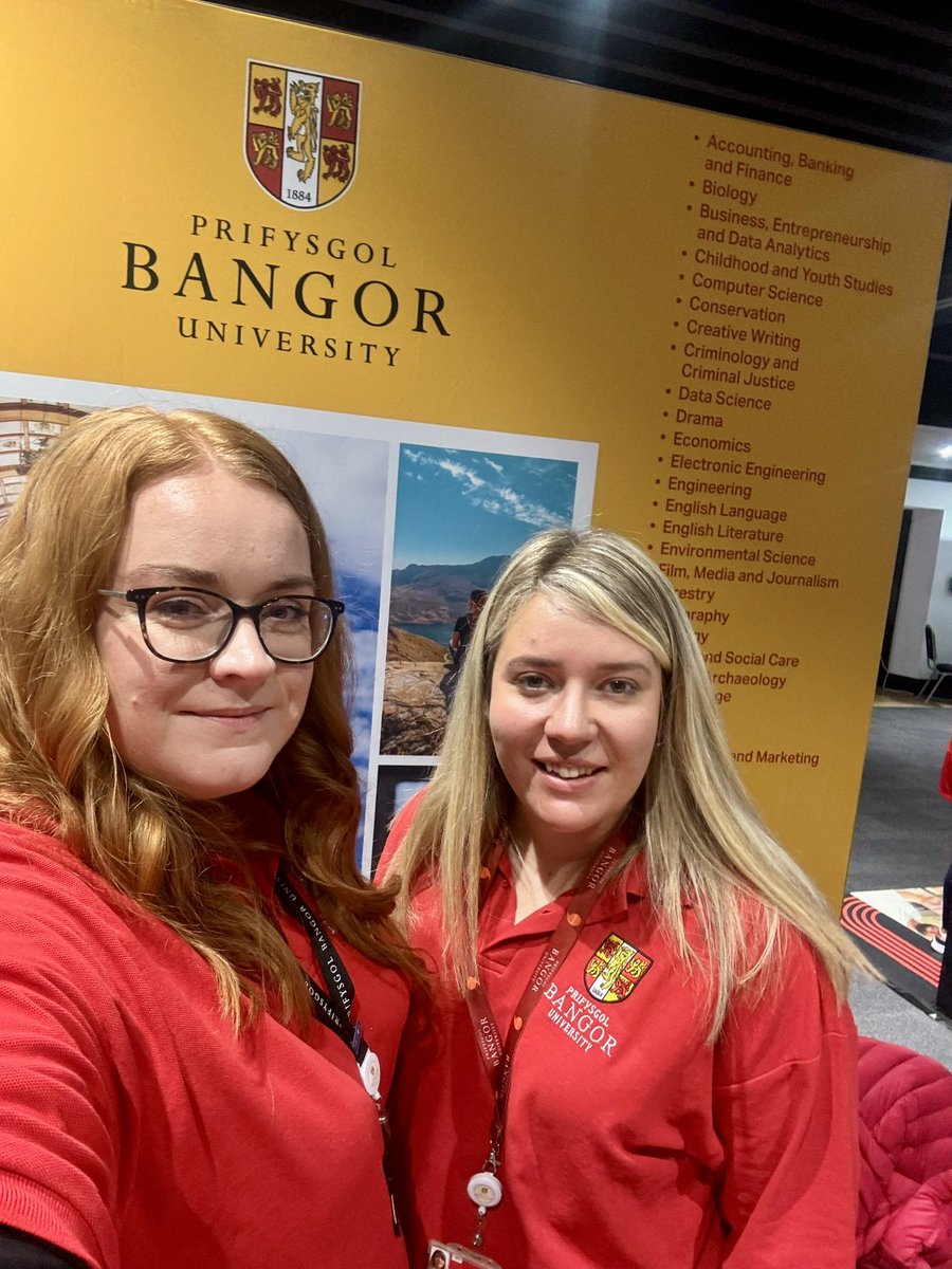 Bangor Uni's Schools & Colleges Liaison Team (@bangorunisl) on Twitter photo Amy and Sera are ready to welcome all schools and colleges attending the <a href="/UKUniSearch/">UK University & Apprenticeship Search</a> event at <a href="/OldtraffordFC/">Manchester united FC</a>
Come over to stand 44 to find out more about <a href="/BangorUni/">Bangor University</a> #HigherEd Amy and Sera are ready to welcome all schools and colleges attending the <a href="/UKUniSearch/">UK University & Apprenticeship Search</a> event at <a href="/OldtraffordFC/">Manchester united FC</a>
Come over to stand 44 to find out more about <a href="/BangorUni/">Bangor University</a> #HigherEd