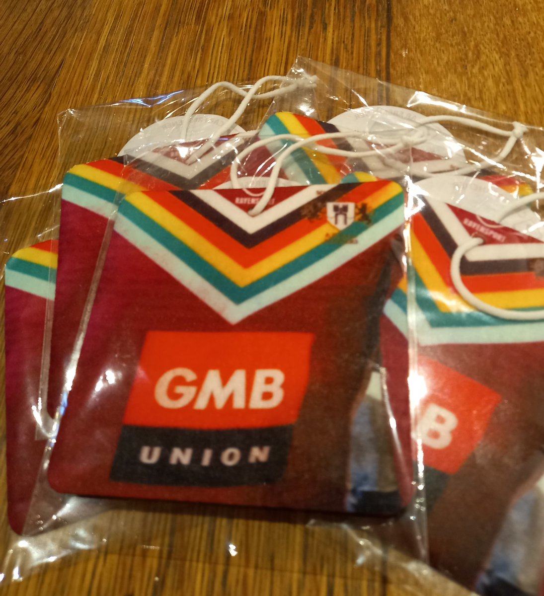 Once more it's COMPETITION TIME! For a chance to win one of these (very limited edition) lovely car fresheners simply repost this post. Good luck to all <a href="/GMBYorkY10/">GMB Union - York</a> <a href="/GMB_union/">GMB Union</a> <a href="/yorkrlfcfound/">York RLFC Foundation</a> <a href="/YorkRLFC/">York RLFC Knights</a> <a href="/YorkValkyrie/">York RLFC Valkyrie</a> <a href="/CYC_YorkSalTeam/">Sport and Active Leisure Team York</a> <a href="/RFLCommunity/">RFL Community</a>