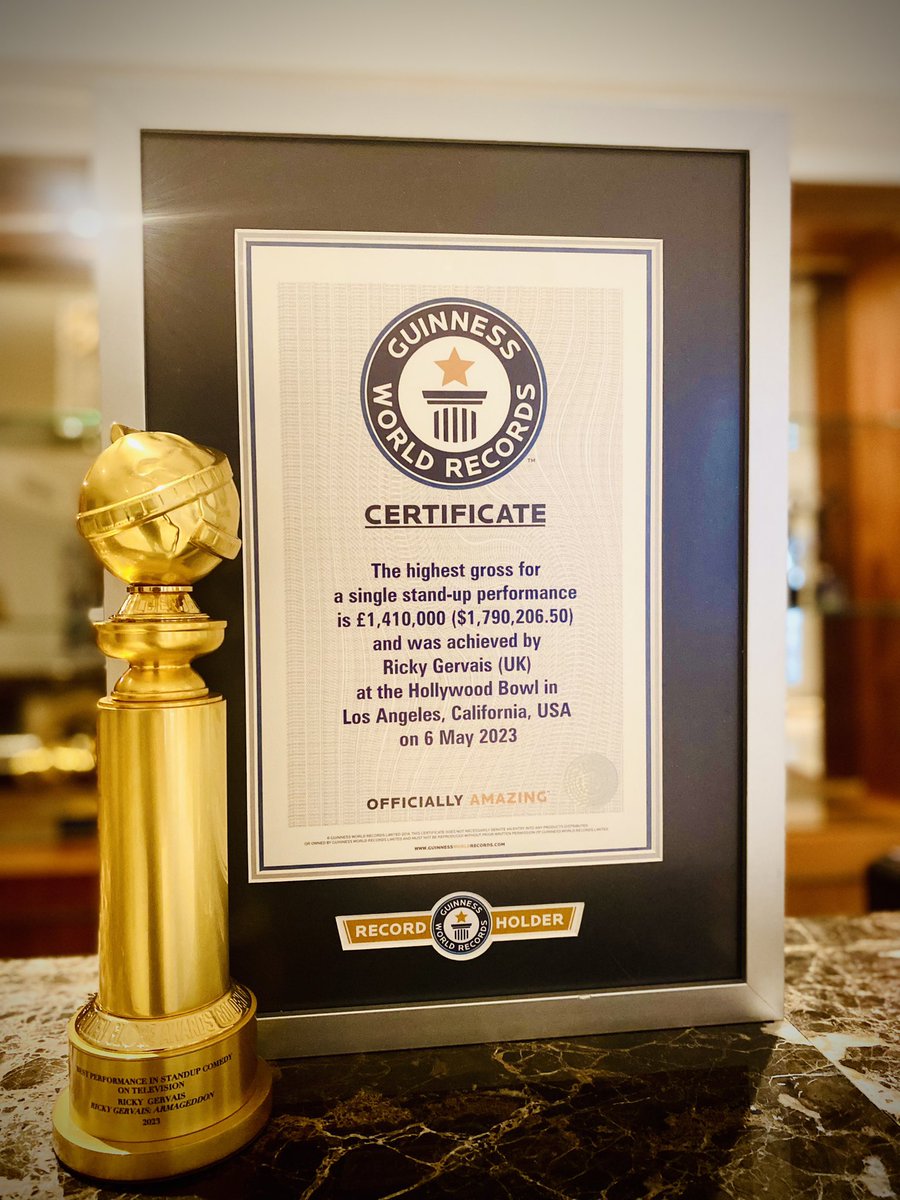 Ricky Gervais tweet media