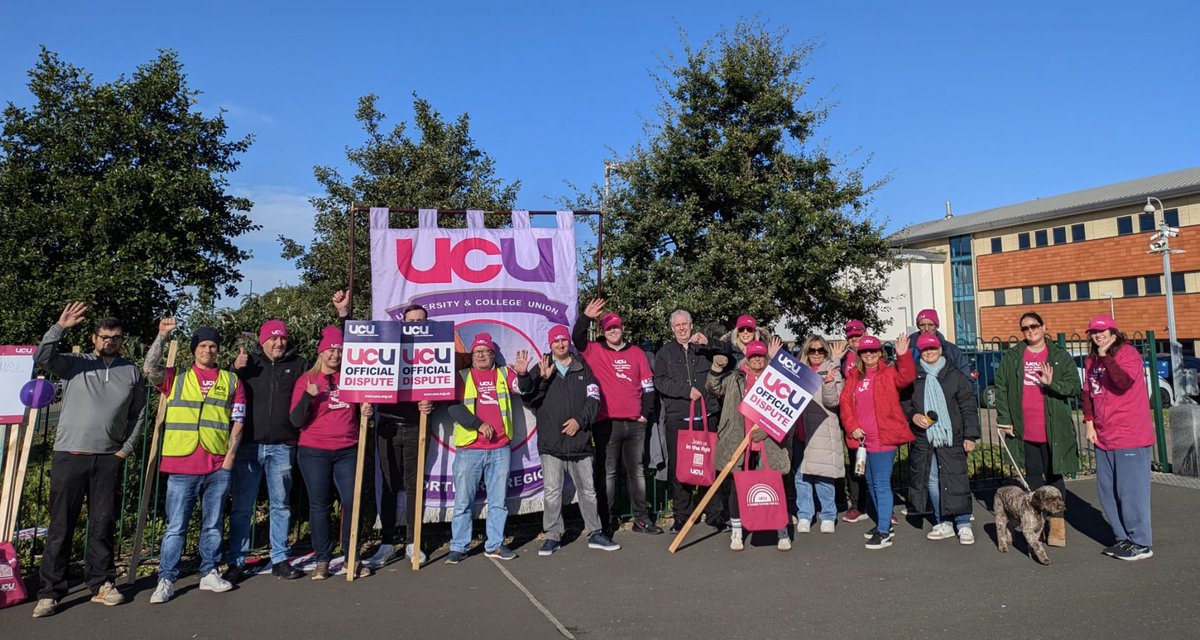 UCUNorthern's tweet photo. On Thursday 10th October 2024, our members are due to take their 14th day of strike action. Please support them by donating to their strike fund:
UCU ETC NE148
60-83-01
20509099

Picket details tbc closer to the date 
#RespectFE
@ucu 
Solidarity messages to: @ETCbranchUCU https://t.co/HmWV4ZRl7r