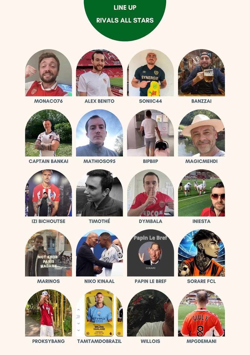 [THREAD] RIVALS ALL STARS #1 

C’est quoi ? 

👊🏽20 Managers réunis dans une villa en Gironde pour s’affronter sur Sorare Rivals, mais pas que 🤫🤐

x.com/Monaco76_Yt/st…

#RivalsAllStars <a href="/ni2las/">Nicolas Julia</a> <a href="/Sorare/">Sorare</a>