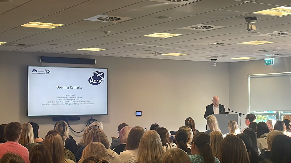 Opening remarks @MarkCooper100  #ACAPScotland2024