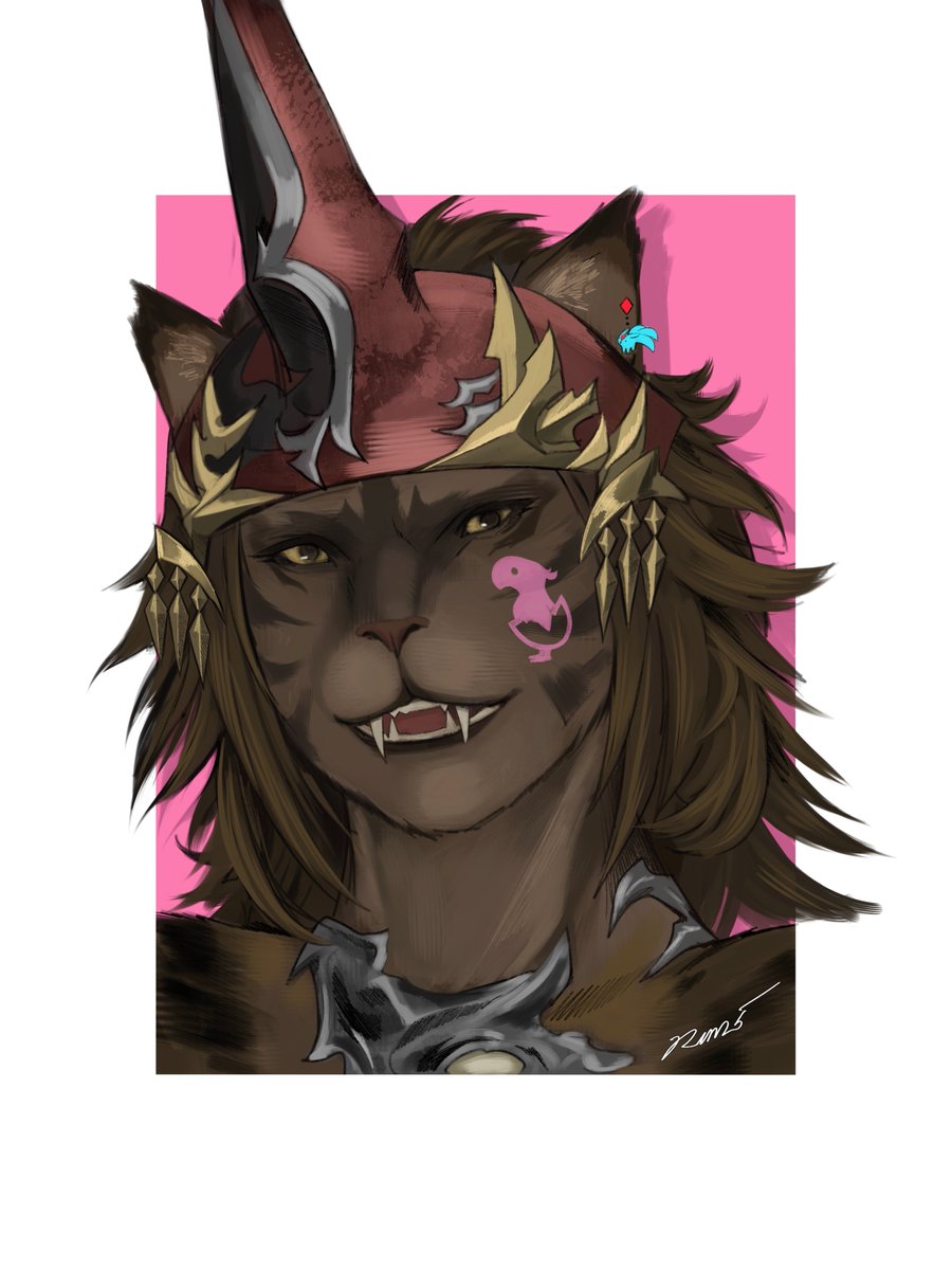 #FFXIV #FFXIVART #Hrothgal