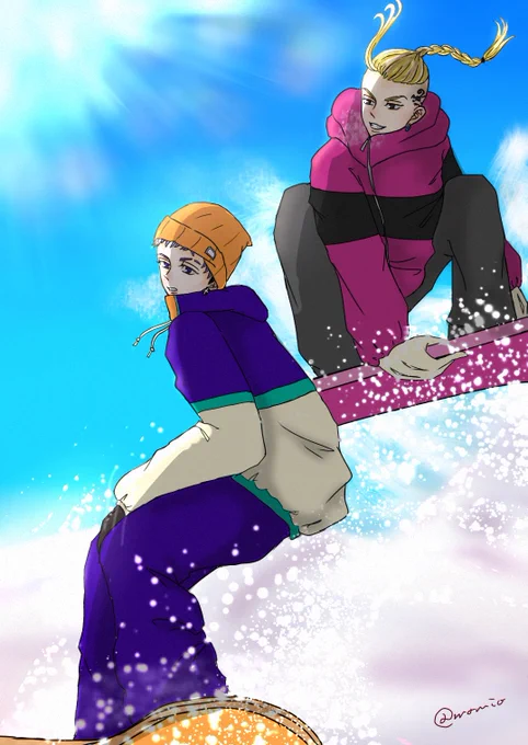 昔のドみを引っ張り出して再掲する祭り大分前に描いたもので恥ずかしいけど今回のはグッズ由来のものですねグッズのシチュって妄想捗るよねー 