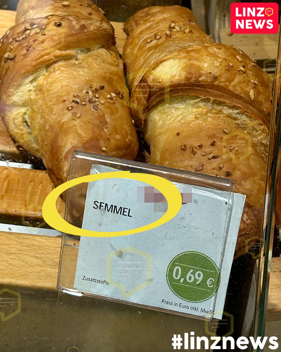 linzdotnews's tweet photo. 🥐 SEMMEL
🤷 Für nur 69 Cent ein echter Schnapper!
📸 Leserfoto

#Schnäppchen #semmel #kurios #billig #angebot #linz #linznews https://t.co/JdWYvGntuD