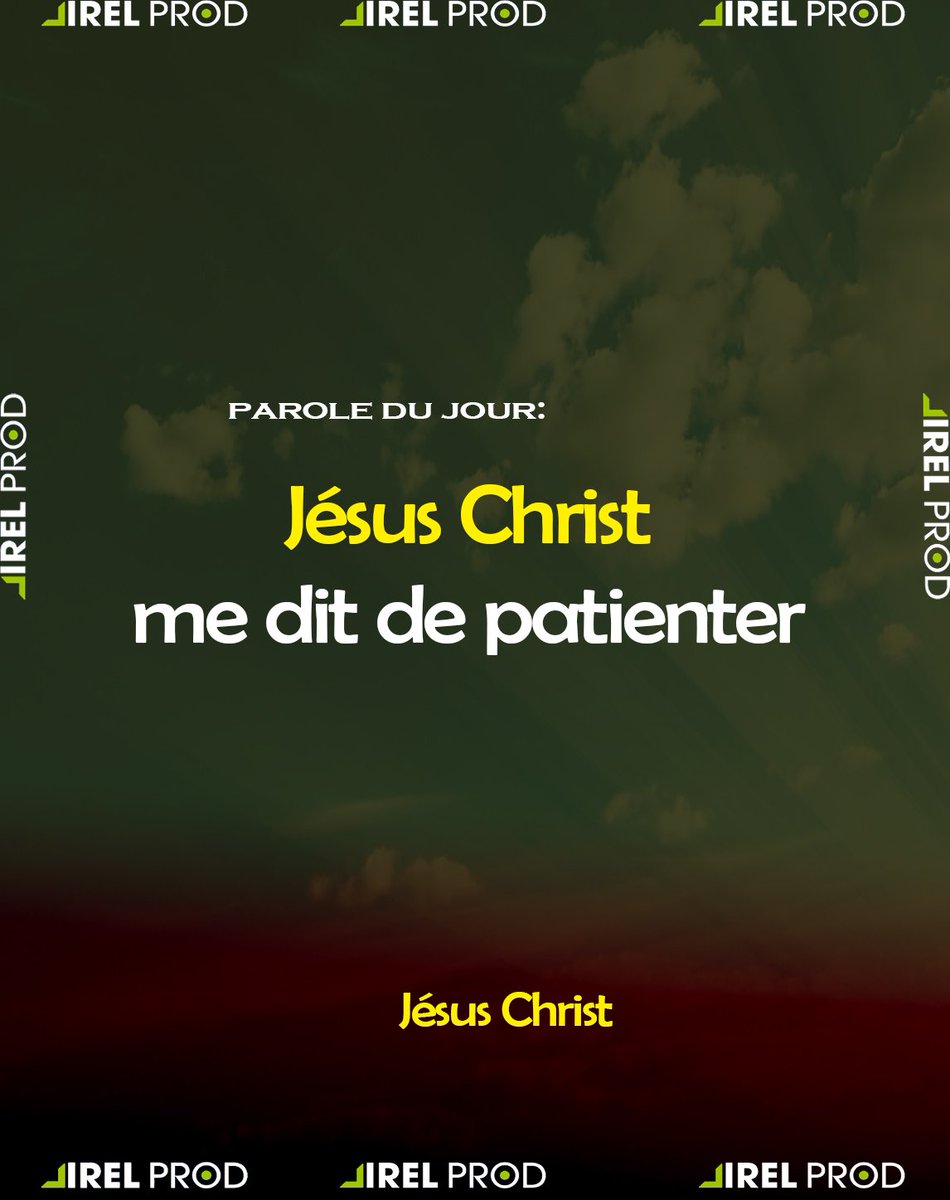 VirelProd's tweet photo. S'il a dit de patienter 🤷‍♂️ obéi, il a ce qui a de mieux pour toi 
.
.

Amen 
.
.
.
.
.
#virelprodgospel #gospel #music #jesuschrist #kinshasala #gospelchallenge https://t.co/jvRjlXnTxZ