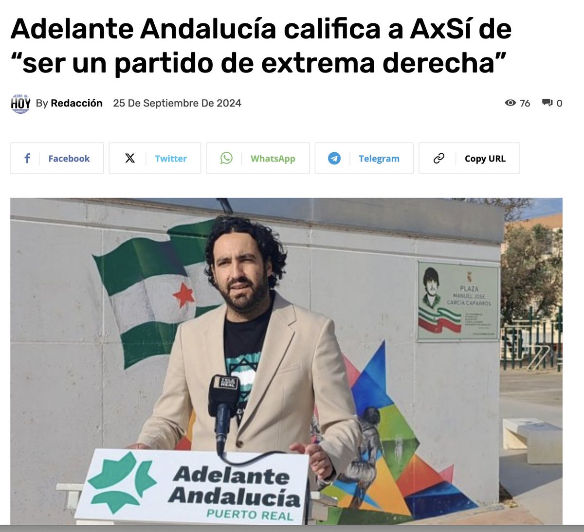 En el andalucismo también podemos discrepar sin necesidad de compararnos con la extrema derecha, ¿no crees <a href="/joseigs_/">Jose Ignacio García ۞</a> ?