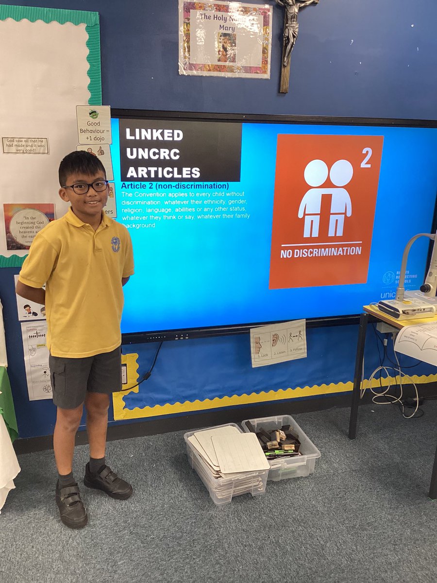 StMaryB17's tweet photo. Thank you Ivan, for teaching St Alphonsa house all about diversity, tolerance and respect this morning during our #houseretreat. #RRSA #Article22 #StAlphonsa https://t.co/F78bvIIgJk