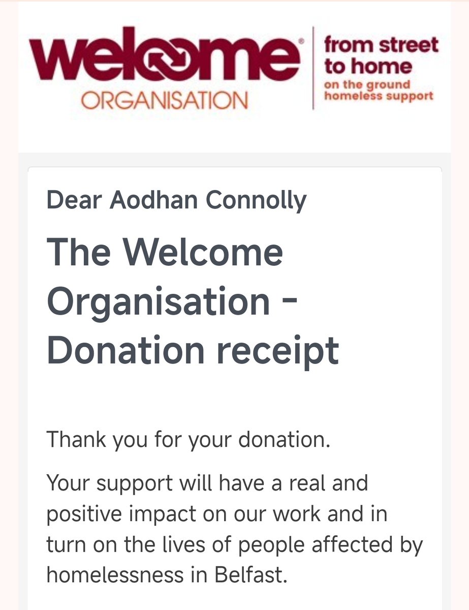 Aodhán Michael Connolly (@michaelaodhan) on Twitter photo This has annoyed me (perhaps more than it should) so to make something positive from it, I've donated to <a href="/homelessbelfast/">Welcome Organisation</a> to cover a sleeping bag for someone in need. Maybe you can do something similar for the homeless near you. homelessbelfast.enthuse.com/donate This has annoyed me (perhaps more than it should) so to make something positive from it, I've donated to <a href="/homelessbelfast/">Welcome Organisation</a> to cover a sleeping bag for someone in need. Maybe you can do something similar for the homeless near you. homelessbelfast.enthuse.com/donate
