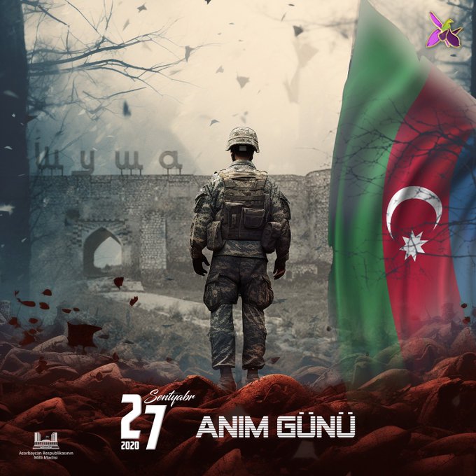 BayramovMP's tweet photo. We remember our martyrs with deep respect.
#AnimGunu https://t.co/tRQjIfIJQN