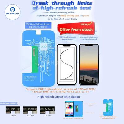 PhonefixRo's tweet image. #JCIDMV01 #screentest module, applicable to multiple brands, #multifunction. Collaborate with #V1SProprogrammer, EDP high refresh rate screen board, portable and efficient
#diyfixtool #PHONEFIX #DIYPHONE #chinaphonefix #phonerepair #Mobilephone #screentesting