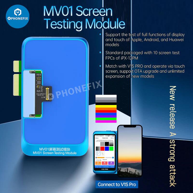 PhonefixRo's tweet image. #JCIDMV01 #screentest module, applicable to multiple brands, #multifunction. Collaborate with #V1SProprogrammer, EDP high refresh rate screen board, portable and efficient
#diyfixtool #PHONEFIX #DIYPHONE #chinaphonefix #phonerepair #Mobilephone #screentesting
