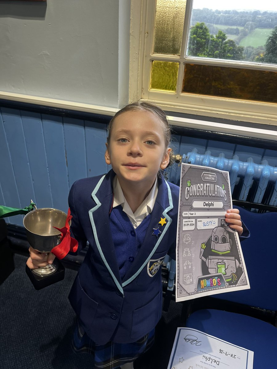 chrisdysonHT's tweet photo. So proud of our #Delphi … one of my closest Twitter friends is the great #BazWinter aka @TTRockStars so seeing Del get her 1st #NumberBots certificate fills my heart with joy 🤩. Homework can be fun and addictive! https://t.co/WebwcjDmdB