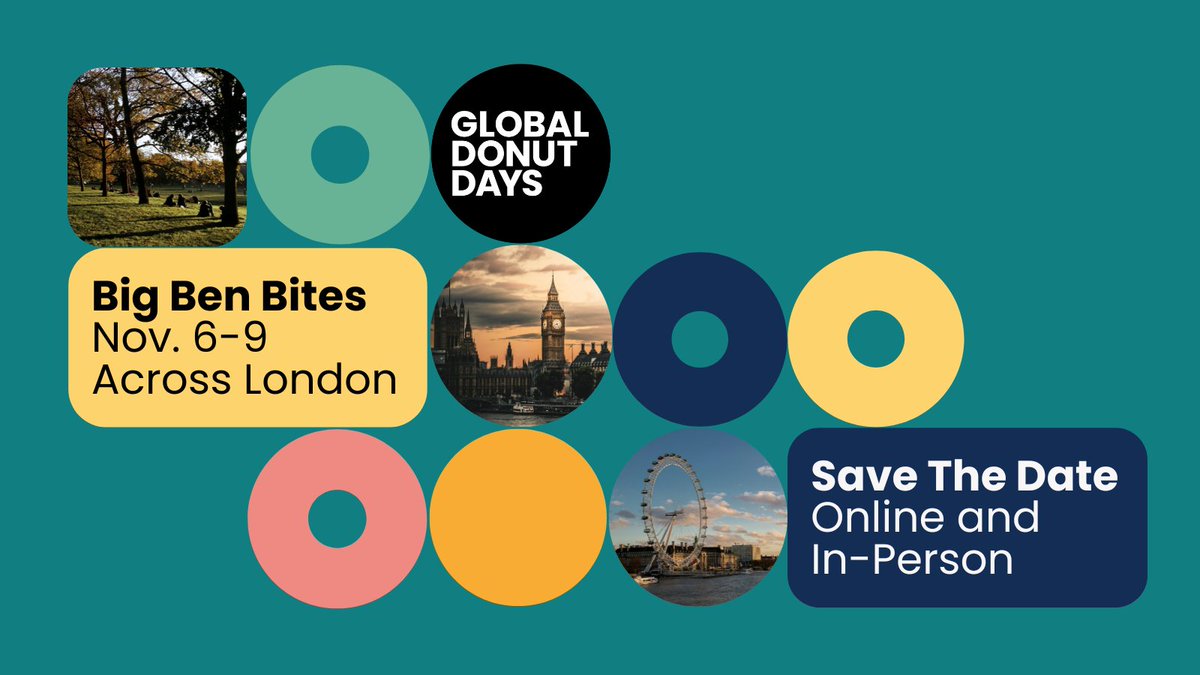 Londoners have the power to build a future where people and the planet come first. 🌍💪 Join the movement at #GlobalDonutDays and help shape a better tomorrow!
Register here: bit.ly/4ew10FA
#GDD2024 #DoughnutEconomics #NewEconomy #LondonDoughnut #DoughnutEconomyLondon