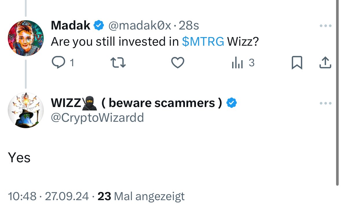 madak0x's tweet image. $MTRG || @Meter_IO 

Top: 13$
Now: 0.48$ (27x to the last ATH) 

Market cap: 15M 👌🏼
Almost all tokens in circulation. 

@CryptoWizardd and #Few 🔮✍🏼