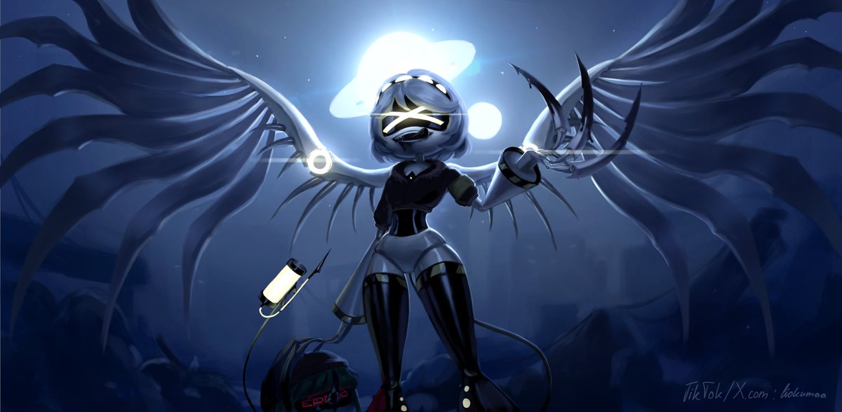 I finished V art yippee 🙂#SerialDesginationV #murdedronesfanart