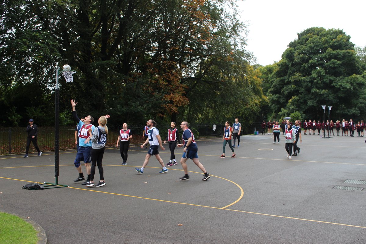 BoltonSch's tweet photo. Y11s have raised funds for @boltonnhsft organising a staff netball match &amp; selling tickets. A huge round of applause to pupils who raised a fantastic amount of money &amp; well done to #BoltonSch teachers for participating, with the blues securing the win scoring 9-4! 

#BoltonGiving https://t.co/rGqUPCm8sP