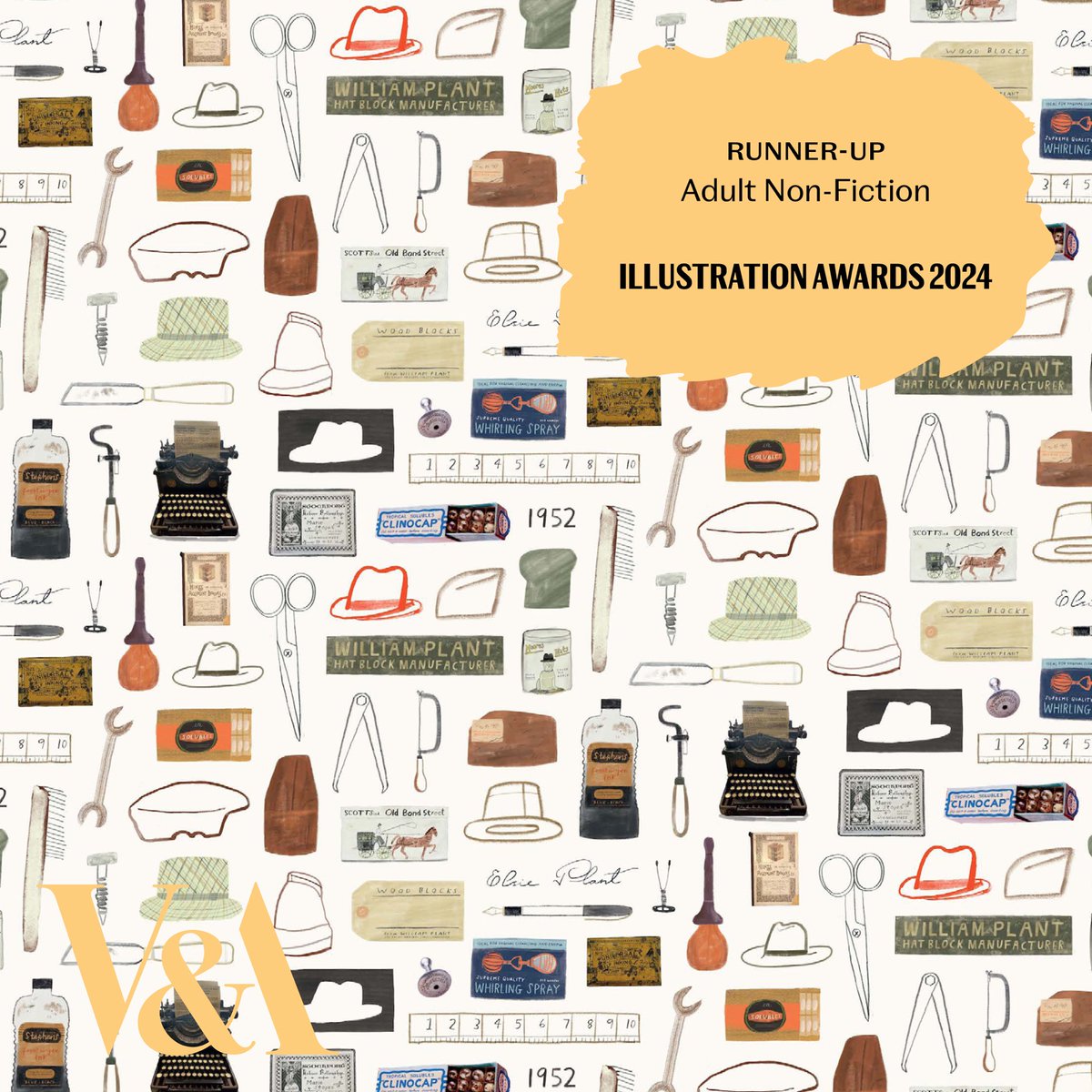 Last week one of Maisy Summer’s works was a runner-up at the V&amp;A Illustration Awards 2024. Her animated piece Elsie Plant Hatting Hero, which was created for Stockport’s Hatworks Hat Museum, was entered into the Adult Non-Fiction category.

<a href="/maisysummer_/">Maisy Summer</a>