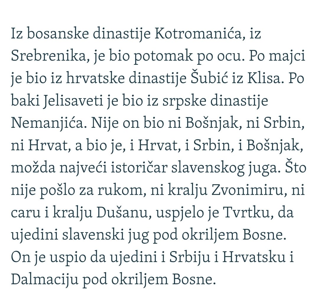 vojis_lav's tweet photo. #Tvrtko I #Kotromanić ima spomenik u;
-Herceg Novi (osnivač grada)
-Sarajevo (prvi Bosanski kralj)
-Banja Luka (srpski vladar)
-Mostar, ali Zapadni je takođe najavio gradnju spomenika Tvrtku I.
-Split razmatra tu mogućnost kao njegov grad u kojem je imao vilu.
-Srebrenik javi se! https://t.co/ICyC31Xbsv