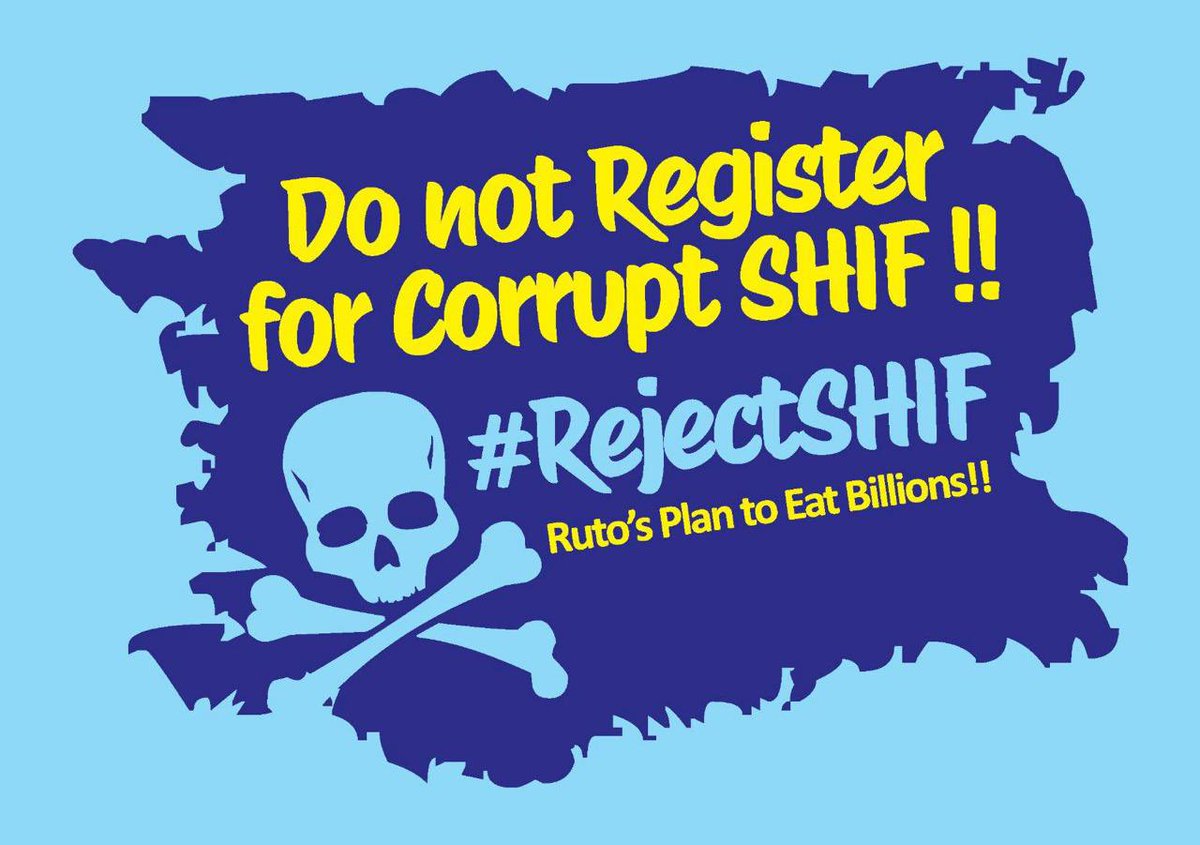amenya_nelson's tweet photo. #RejectSHIF https://t.co/PoNokJJYbn