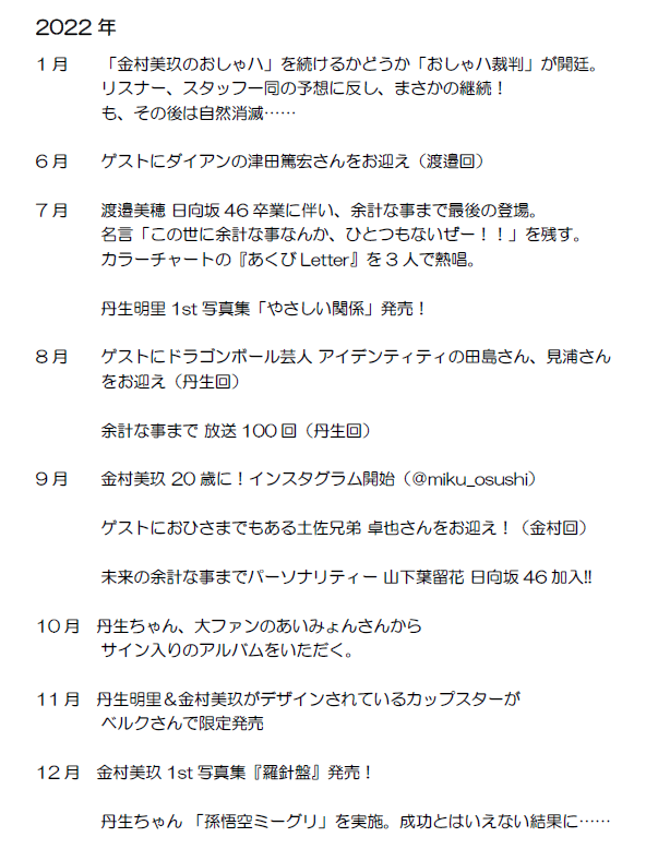 yokei_tfm's tweet photo. 【最終回】
今夜８時から #TOKYOFM にて
#余計な事まで やりましょう!🎤

担当は #日向坂46 #丹生明里 さん
#金村美玖 さん #山下葉留花 さん!!
3人が集合して大団円SP！！

皆さんも主な出来事を見ながら
お楽しみください！

実況は #余計な事まで をつけて🙇‍♂️

#radiko
👉https://t.co/9xJ8grUa2Q https://t.co/wNzUL3UyQ8