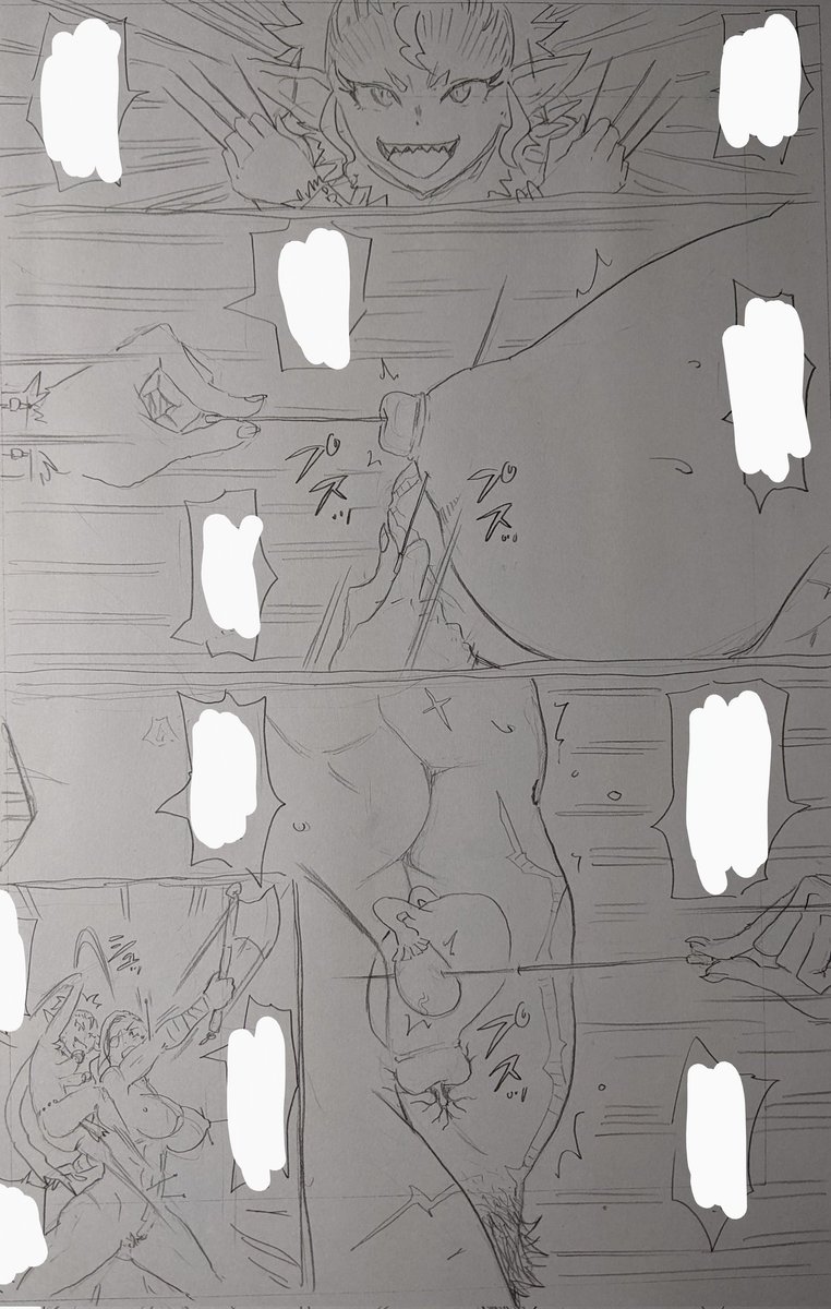 ウッドエルフの毒針攻撃に翻弄される歴戦の女戦士。 