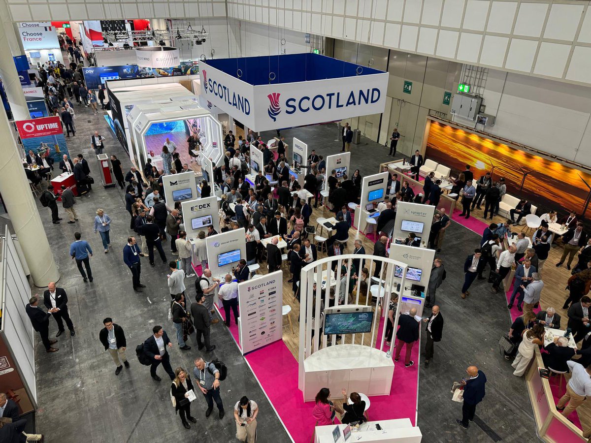 DeepWindCluster's tweet image. Another big Wind Energy Hamburg event in the bag! DeepWind members represented the bulk of the companies on the Scotland stand. All ably supported by @ScotDevInt and Team Scotland (@HIEScotland, @scotent, @scotgov)
