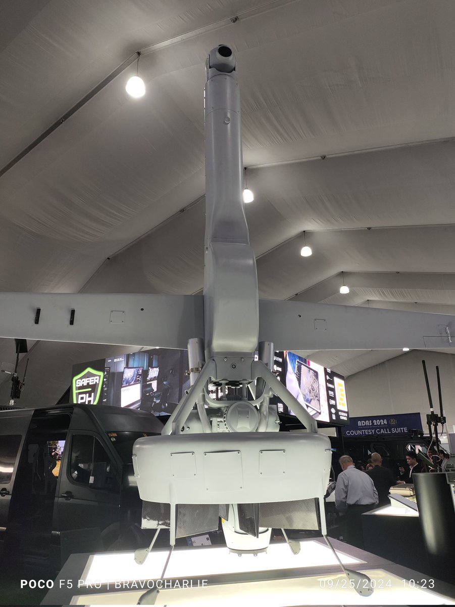 IXBravoCharlie's tweet photo. 🇵🇭 Shield AI's MQ-35A V-BAT was seen on display at ADAS 2024. Airbus's FlexRotor UAS was also seen at the event.

Both of these Unmanned Aerial Systems would be able to aid the Armed Forces of the Philippines, and even the Philippine National Police in reconnaissance.

#ADAS2024 https://t.co/WA73CSfZYE