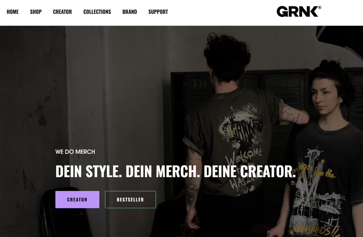 Wir waren mit Pinsel und Spachtel zugange..wie findet ihr eigentlich den neuen Anstrich im grnk.shop?