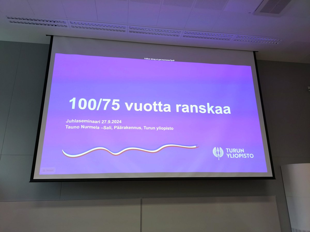 Le séminaire commence !