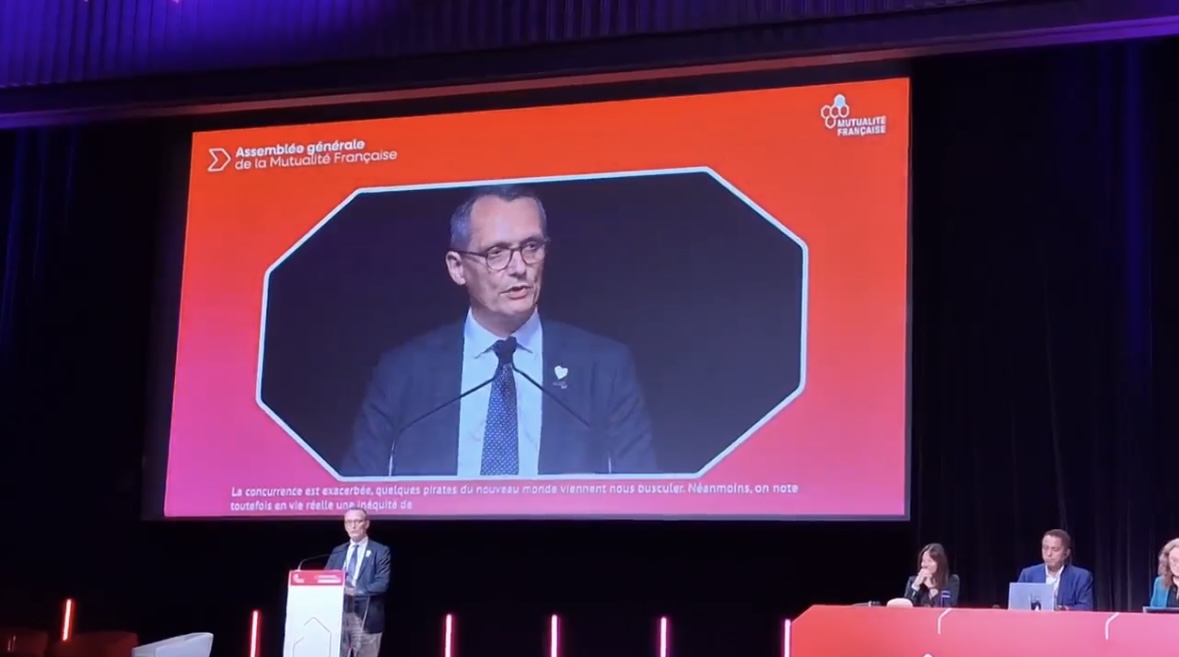 ➡️Lors de l'AG de la <a href="/mutualite_fr/">Mutualité Française</a>, Benoit Fraslin, président de la MNH, a plaidé pour une équité entre les trois fonctions publiques dans la mise en œuvre de la PSC obligatoire et un engagement pour un socle de prévoyance adapté à la F.P.H.

#AffinitairesEtSolidaires #JRMF2024