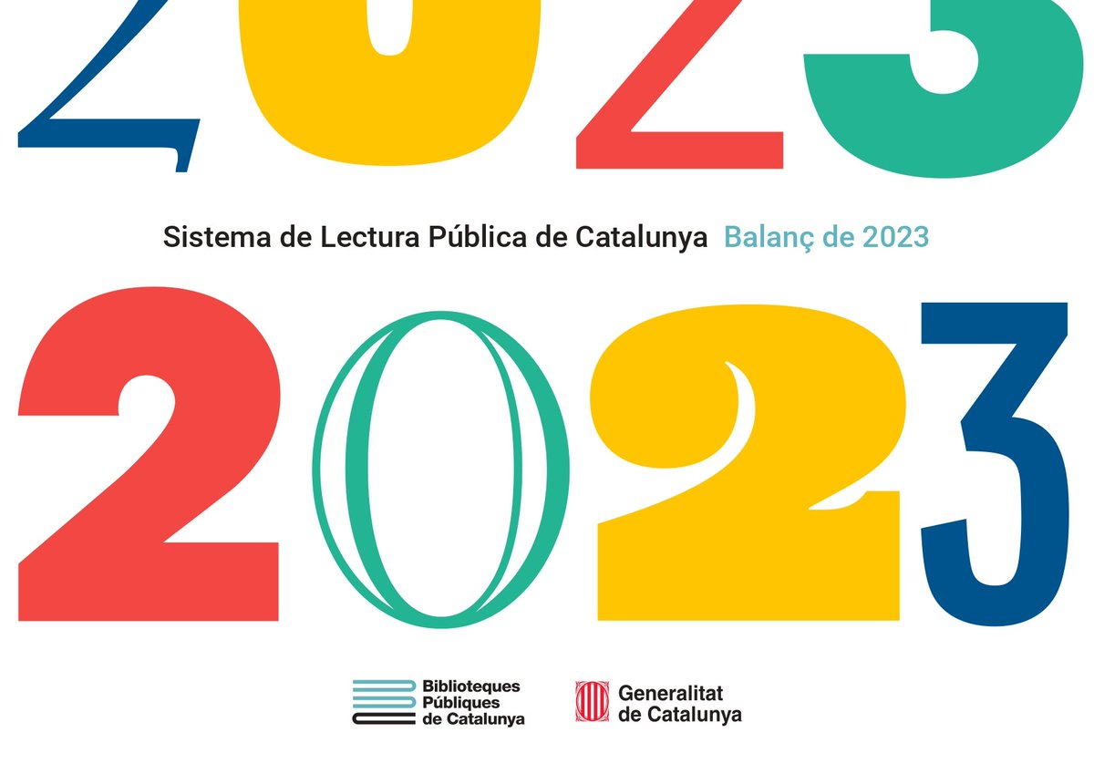 El Servei de #bibliotequescat de <a href="/cultura_cat/">Cultura</a> publica el Balanç 2023 de les biblioteques del Sistema de Lectura Pública de Catalunya

👉ow.ly/4hqV50TwVOH