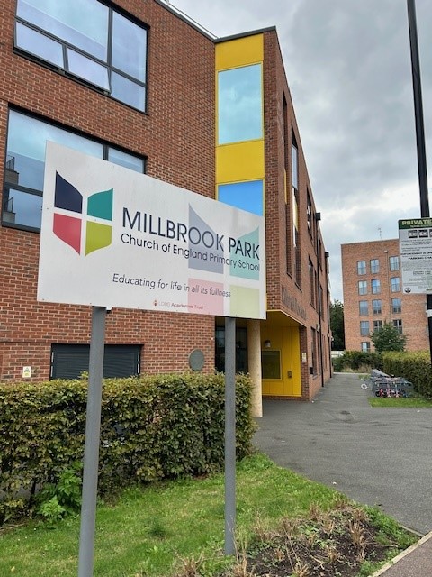 BELS Director of Education (Neil Marlow) visited Millbrook Park CE Primary School earlier this week, celebrating 10 years since opening in September 2014, serving the Millbrook Park community and surrounding areas.