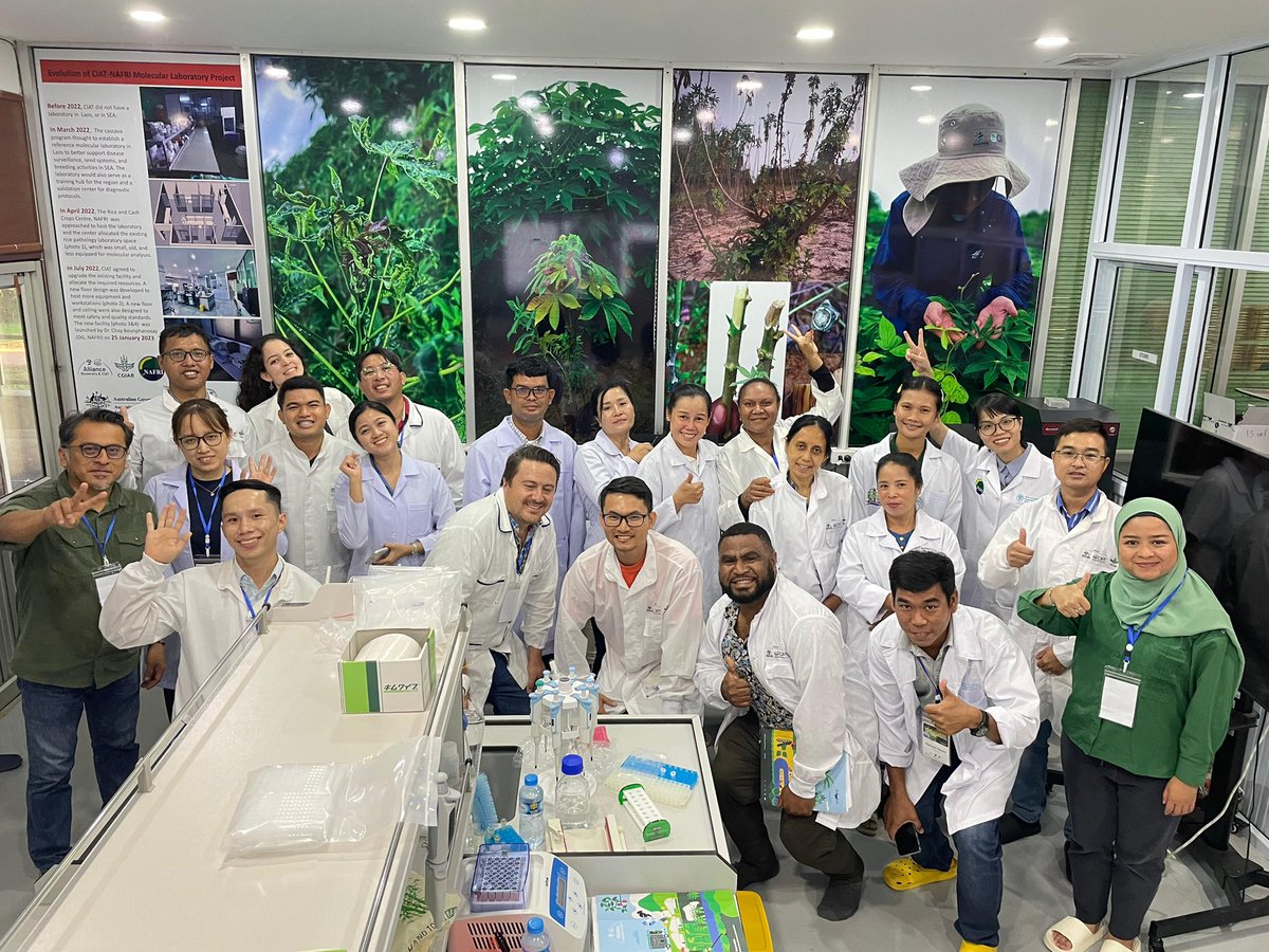 Jonathan Newby (@jononewby) on Twitter photo In 2022 <a href="/BiovIntCIAT_eng/">Alliance of Bioversity International and CIAT</a> dreamt of creating a lab in #Laos 🇱🇦 to serve as a #platform for #regional #training & capacity sharing on plant pest & disease. Super proud of the team & grateful for the support of all who made this a reality! <a href="/CGIAR/">CGIAR</a> <a href="/ACIARAustralia/">ACIAR</a> <a href="/USAID/">USAID</a> #CATAS #NAFRI In 2022 <a href="/BiovIntCIAT_eng/">Alliance of Bioversity International and CIAT</a> dreamt of creating a lab in #Laos 🇱🇦 to serve as a #platform for #regional #training & capacity sharing on plant pest & disease. Super proud of the team & grateful for the support of all who made this a reality! <a href="/CGIAR/">CGIAR</a> <a href="/ACIARAustralia/">ACIAR</a> <a href="/USAID/">USAID</a> #CATAS #NAFRI