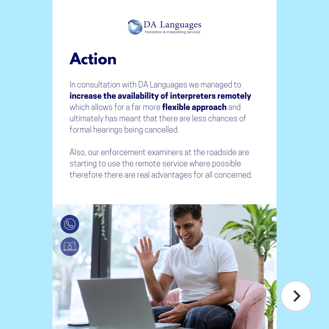 dalsltd's tweet photo. At DA Languages, we have helped the #DVSA reduce cancellations and improve #Efficiency  with our #RemoteInterpreting services. Our flexible approach ensures fewer delays in critical #RoadSafety  matters.

Read this account from the DVSA on the organisation's experience. 

#lsp https://t.co/a4jin4WwrT