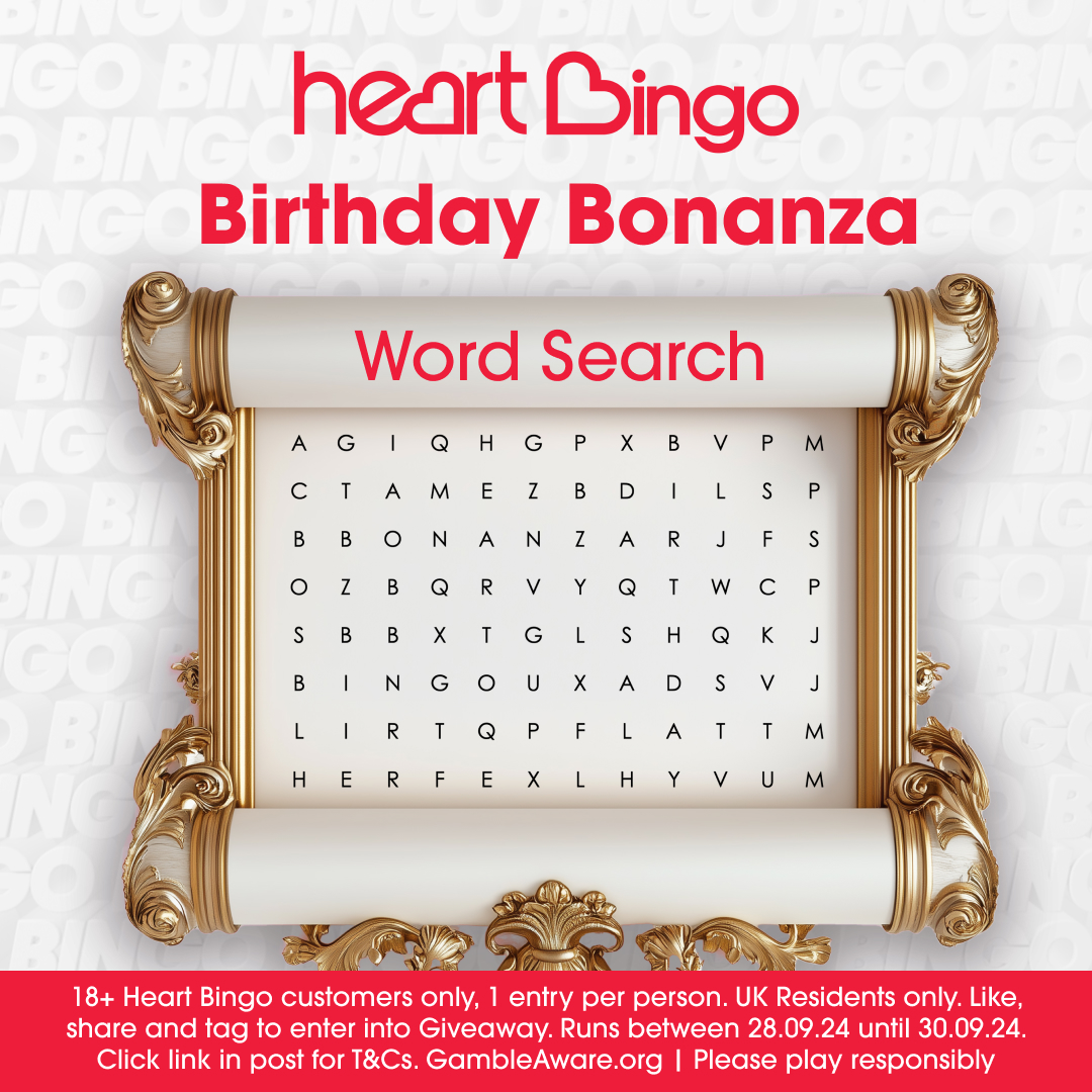 Today we have 5 x £5 Love2Shop vouchers up for grabs. Here’s how to get involved: 

• Like, tag a friend &amp; share two heart birthday related words 
• Giveaway between 23.09.24 &amp; 29.09.24
• Winners picked 30th Sept… Good luck! 

Full terms: shorturl.at/k9Gf8
