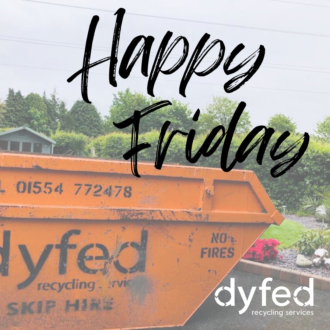 DyfedRecycling's tweet photo. Happy Friday! 🎉

If you're planning a clear out this weekend, we’ve got the perfect skip for the job! 🗑️🚛 From small home projects to major renovations, our team is ready to help you manage your waste efficiently.

Get in touch today for a free quote!

📞 01554 772478 https://t.co/bjJ3WvCzoP