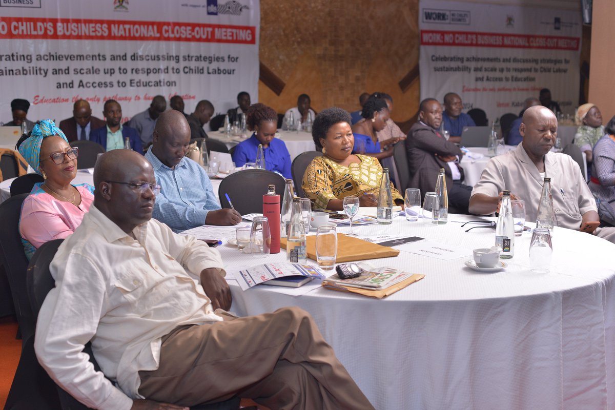 ewad_uganda's tweet photo. Karamoja minister Hon. Peter Lokeris, officially opening the national @WNCB_org Uganda program closeout meeting. 
He has committed to continue with the efforts to #EndChildlabour even without this project.  
@nascent_rdo @savechildrenug https://t.co/EKg2rqr2nf