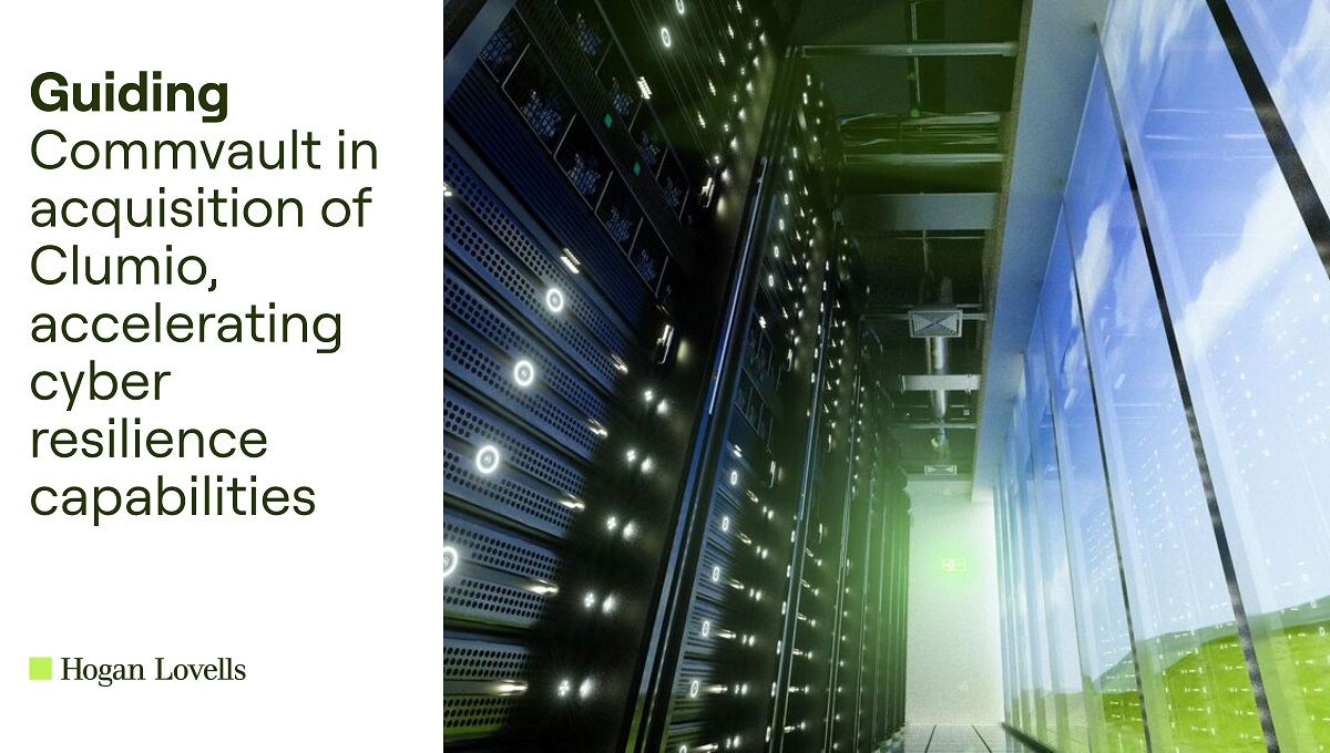 HoganLovellsIP's tweet image. We advised Commvault, a leading provider of cyber resilience and data protection solutions for the hybrid cloud, as it announces it will acquire Clumio, a tech leader in data protection for critical #CloudData. ow.ly/BSl550TwVNa

#DataProtection #TechTransactions #IP