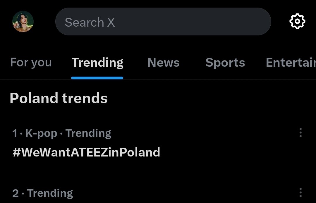 lubielizaki's tweet photo. Okay so the Polish Atiny didn't get a concert in Poland. So they made # on X and it's currently at number 1 in trending in their country!! Damn
@kqent be kind and add date for them 🥺🙏🏻

#WeWantATEEZinPoland @ATEEZofficial @ATEEZUD https://t.co/Oh3xYCJ9Jr
