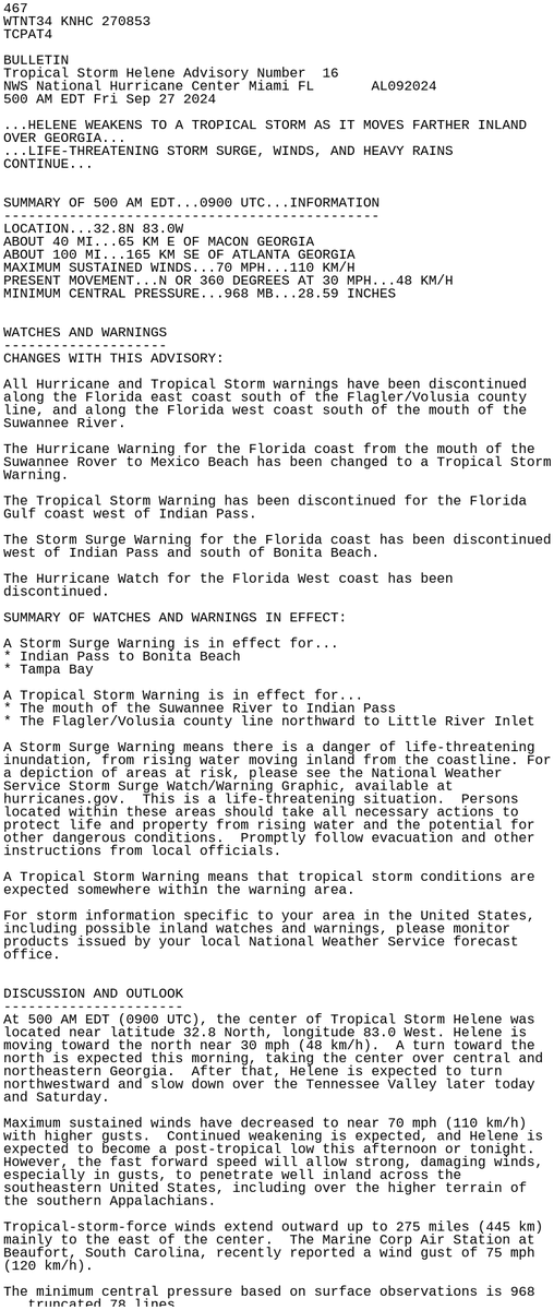 LimWeather's tweet photo. #Helene in C #georgia no longer #Hurricane
SE US interests should watch for life threatening #Flooding rains/#mudslides
#Wxtwitter #wxx #Tropicswx #HurricaneSeason2024 #HurricaneSeason #FLwx #GAwx #NorthCarolina #NCwx #HurricaneHelene #Florida #Alabama #Alwx #SouthCarolina #SCwx https://t.co/pZh0TpFCni