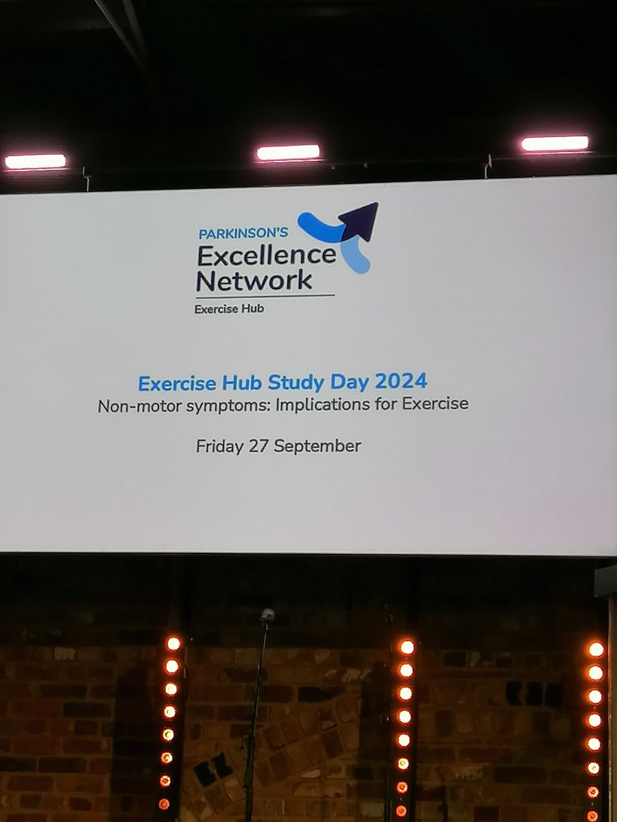 Looking forward to the day ahead <a href="/ParkinsonsEN/">Parkinson's UK Excellence Network</a>