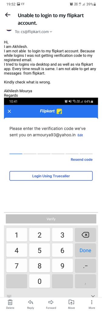 armourya93's tweet photo. @flipkartsupport Hi,
Main issues that I am not getting any kind of email from flipkart on my registered email account armourya93@yahoo.in 

9/9/2024 was the last  date when I got email from flipkart.
Since then I am not getting any kind of messages from flipkart. https://t.co/9upnOcXOqZ