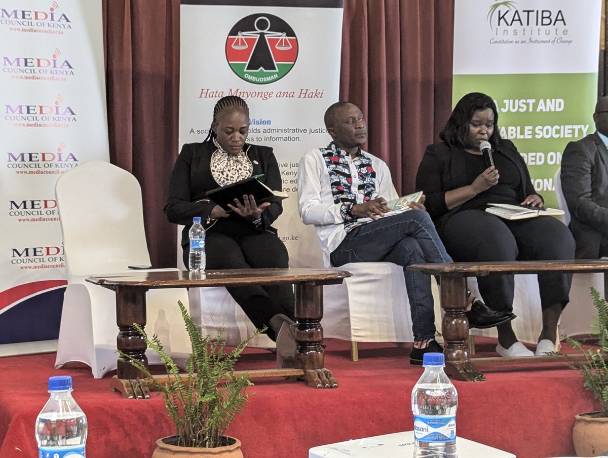 mbugua_ibau's tweet photo. "Article 35 of the constitution remains just that - words on paper."#IDeserveToKnow #AccessToInformation @katibainstitute

Duncan Khaemba, Chairperson, Kenya Parliamentary Journalists Association https://t.co/FcsRAkcZXY