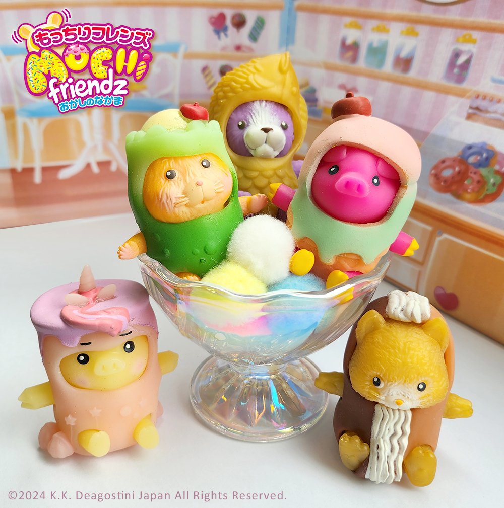 もっちりフレンズ おかしのなかま』新発売🌈 もっちりぷにぷにの感触に