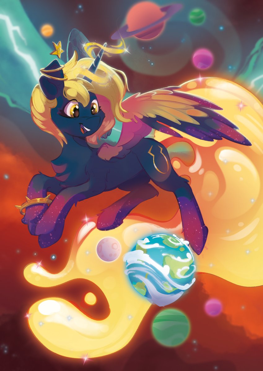 Finished artwork ! 
#Commission for <a href="/Bisougai/">Bisougai</a> 
#mylittlepony
